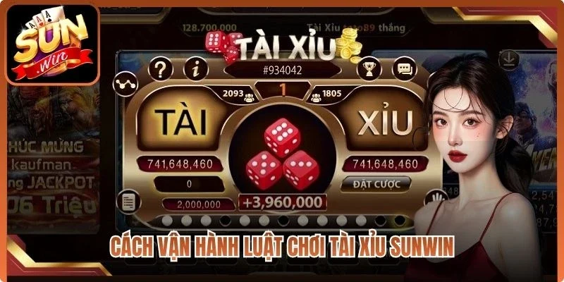 Cách vận hành luật chơi tài xỉu Sunwin